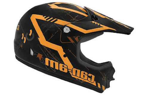capacete X1 (S/ VISEIRA) CAN-AM LARANJA