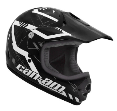 capacete X1 (S/ VISEIRA) CAN-AM BRANCO