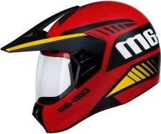 capacete ENDURO VERMELHO