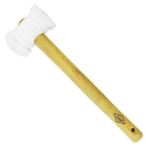 Martelo de borracha PVC 80mm Branco - 1580180 - Corneta