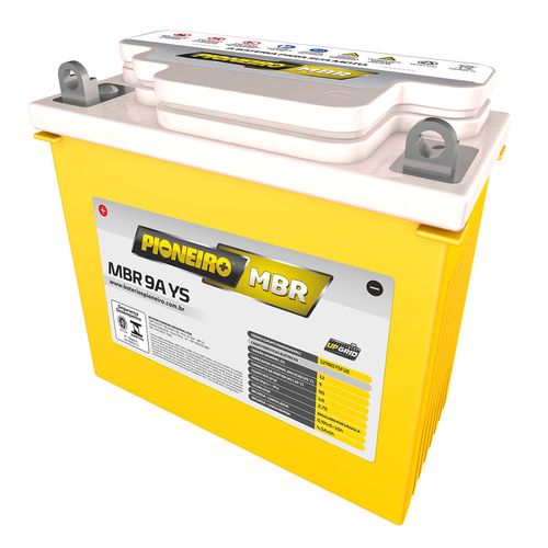 Bateria Moto AGM/VRLA Pioneiro MBR 9A YS 12V 9Ah