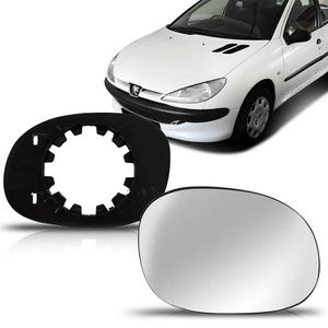 VIDRO RETROVISOR LE (C/BASE) / PEUGEOT 206 99- / SPJ EB193