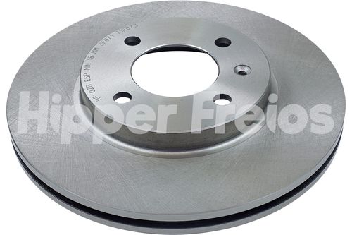 DISCO FREIO (DIANT) VENTIL (4F) (256MM) / GOL 95-01  GTI,  00-  1.0  16V  TURBO / HIPPER FREIOS HF-02B
