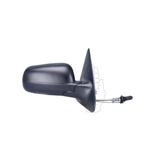 Espelho Externo Le (c/contr) (base Ferro) / Volkswagen Gol 99- G.iii/g.iv/special 2p / Spj Eb-078 Espelho Externo Le (c/contr) (base Ferro) / Gol 99-