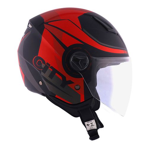 capacete NORISK ORION CITY VERMELHO FOSCO