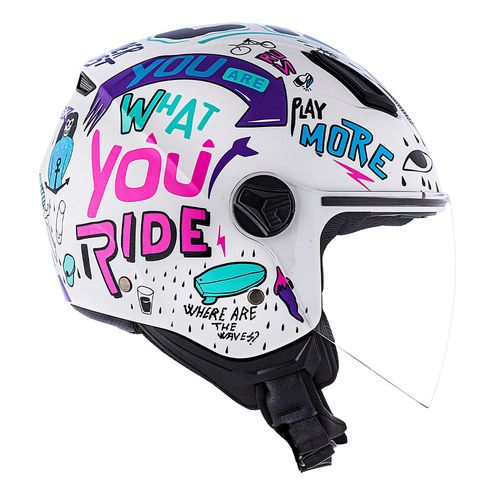 capacete NORISK ORION FREE BRANCO