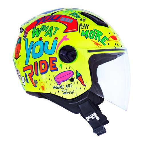 capacete NORISK ORION FREE AMARELO