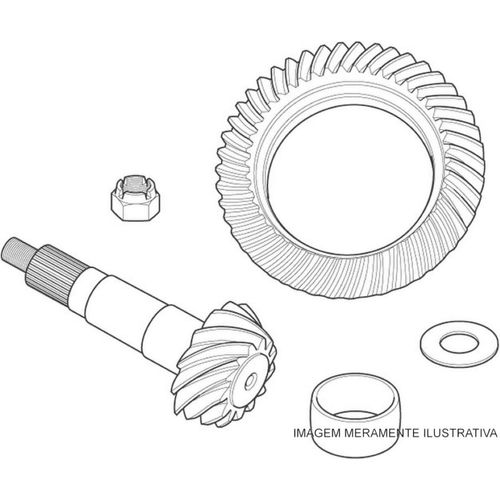 COR/PIN F1000/D20 13X43 738661X F1000/D20 DANA 46 ALBARUS   PEÇA
