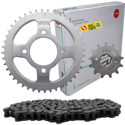 Kit Relação Dafra Apache 150 Scud S/ Retentor Aço 1045