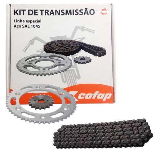 Kit Relação Titan 150 150 Mix Fan 150 Cofap Aço 1045 Sem Retentor