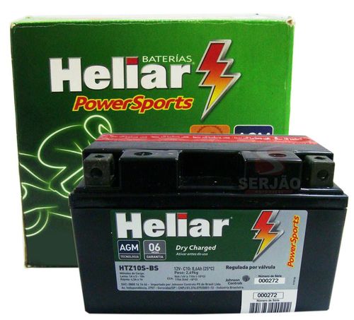 Bateria Heliar Ytz10S Htz10S Hornet 2008 600RR 1000RR