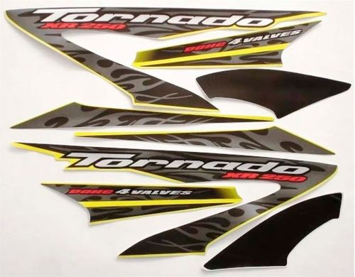 Kit Faixa Adesivo Xr250 Tornado 2004 a 2008 Varias Cores