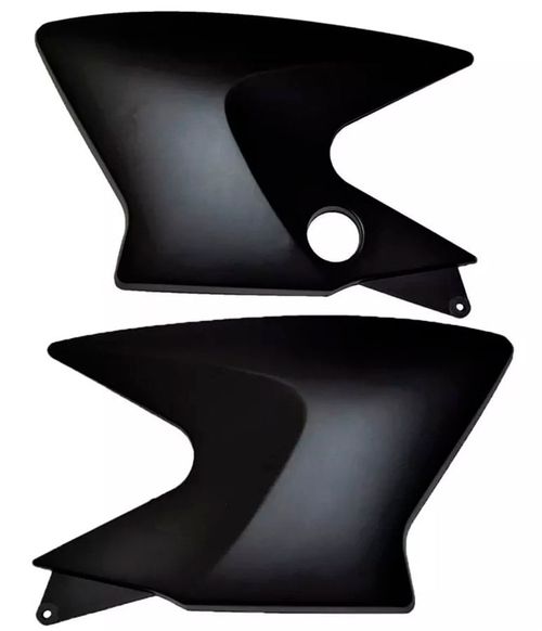 Aba Tanque Factor 125 Preto Fosco 2013 2014 Par