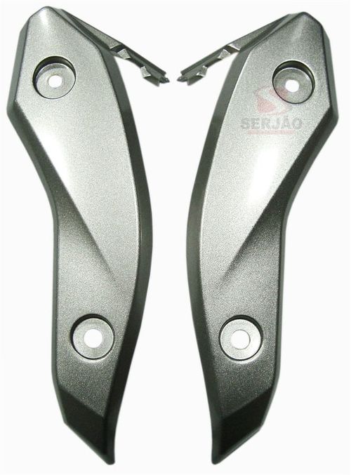 Carenagem Lateral Bananinha Farol Fazer250 Fazer 250 Prata 2011 a 2015 Par