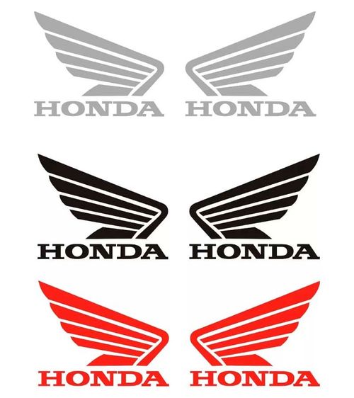Adesivo Logo Asa Honda Cores
