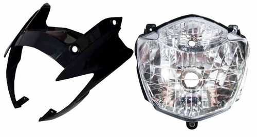 Farol Xt 660 + Carenagem Cores Azul Branca Preta Vermelha