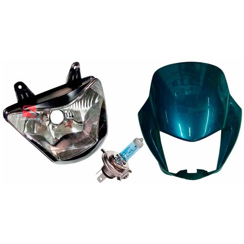 Farol Nx4 Falcon Lampada Carenagem Farol Verde 2001 2002
