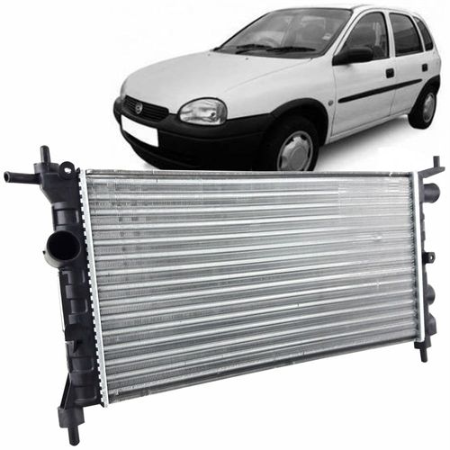 Radiador Visconde Chevrolet Corsa 1.0, 1.4, 1.6 8v 94 até 2002 Todos sem Ar Condicionado