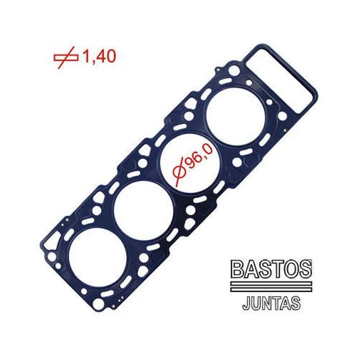 JUNTA DO CABECOTE - GM BLAZER S10/ NISSAN FRONTIER 2.8 12V TD MWM SPRINT 4.07TCA | MLS - BASTOS
