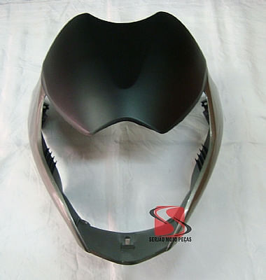 Carenagem Frontal Farol Titan150 Prata Chumbo 2010