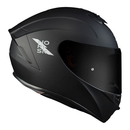 capacete NORISK SUPRA MONOCOLOR PRETO FOSCO