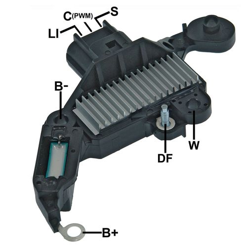 REGULADOR DE VOLTAGEM FORD ECOSPORT / ALTERNADOR DE 3 PINOS - 61446 - GA360