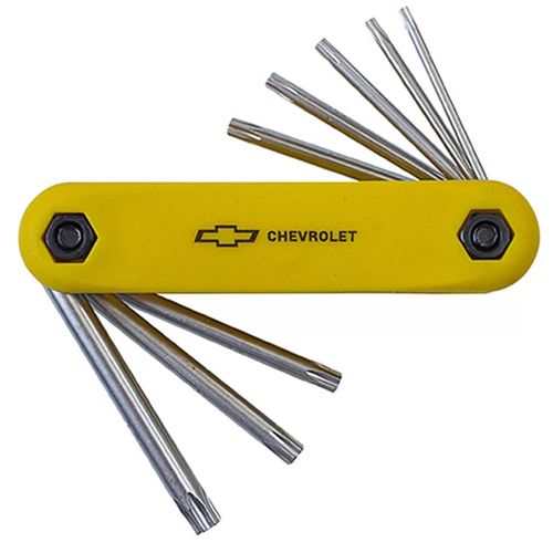 Jogo Chaves Tork tipo Canivete com Furo 8 Peças