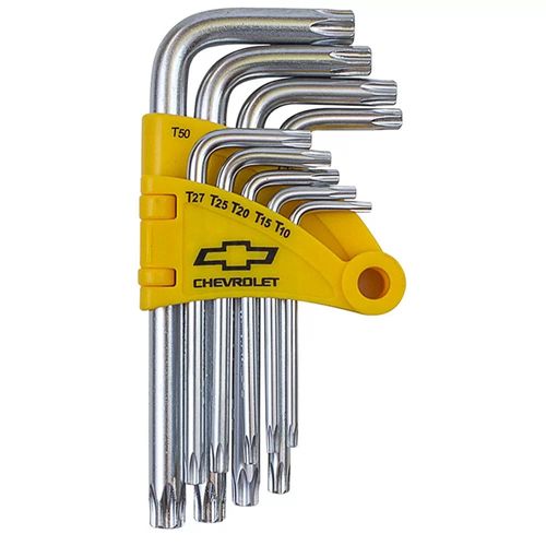 Jogo de Chaves Tork sem Furo Guia com 9 Peças