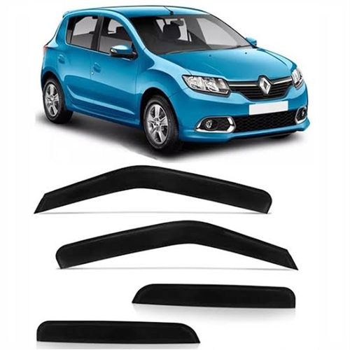 Calha de Chuva 4 Portas<br>Renault Sandero 2014 até 2020