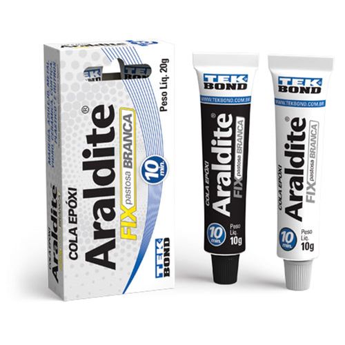 Adesivo S.O.S Araldite Fix Branco 20G - Tekbond