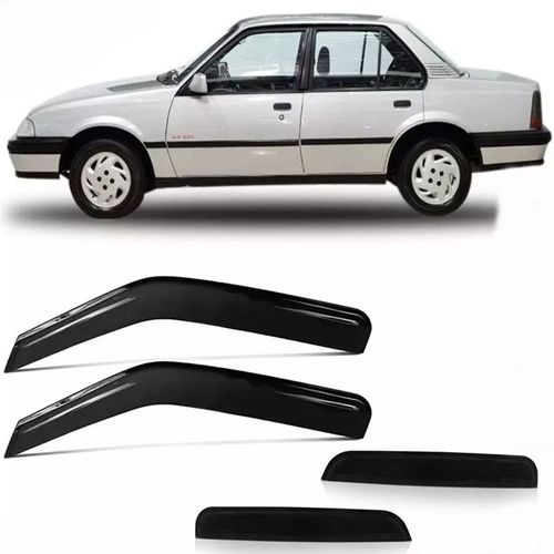 Calha de Chuva 4 Portas<br>Chevrolet Monza 84 até 96