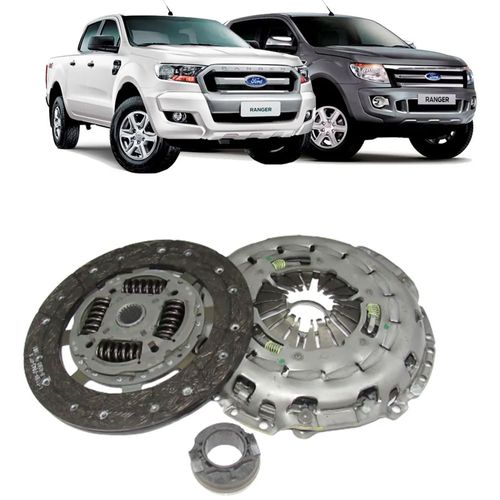 Kit de Embreagem Ford Ranger e Explorer 4x2 Motor 2.5 Flex 2013 a 2021 - LUK