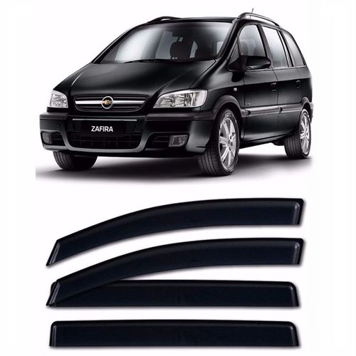 Calha de Chuva 4 Portas<br>Chevrolet Zafira 2001 até 2012