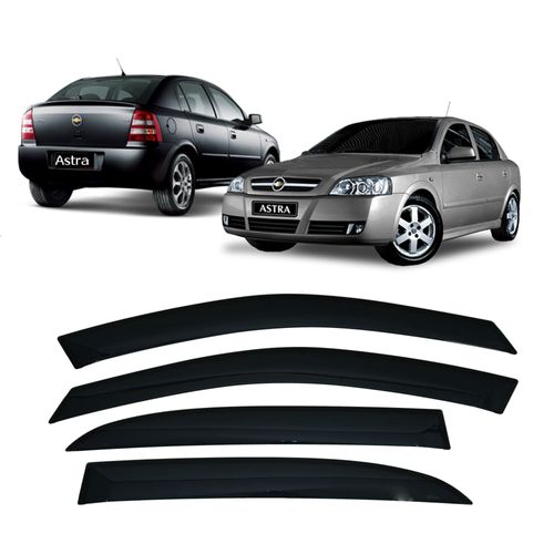 Calha de Chuva 4 Portas - Astra Hatch e Sedan 1999 até 2011