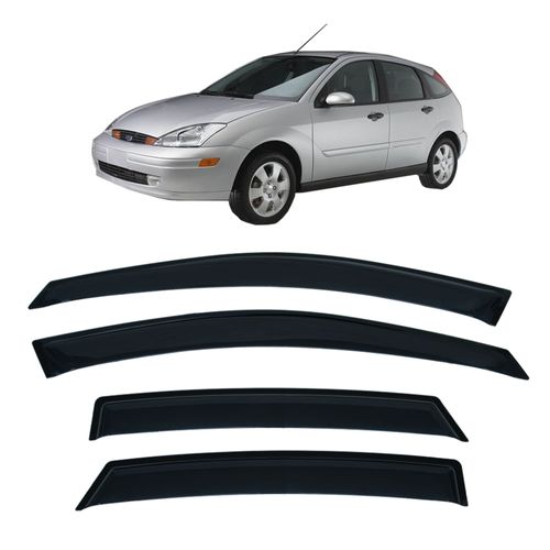 Calha de Chuva 4 Portas Ford Focus Hatch e Sedan 2001 até 2009