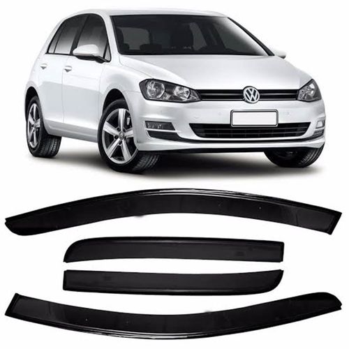 Calha de Chuva 4 Portas<br>Novo Golf 2014 até 2020