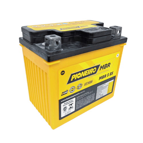 Bateria 5Ah Titan / Fan / Start / Biz 125 / Bros - Pioneiro