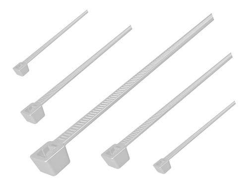 Abraçadeira de Nylon 200 x 4,8 Branca com 1000 Peças - Fertak