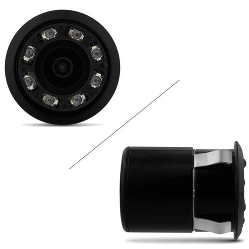 CAMERA DE RÉ AUTOMOTIVA LED COM VISÃO NOTURNA 12V TECH ONE
