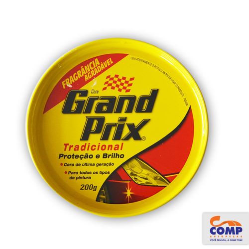 Cera Tradicional Grand Prix + Proteção + Brilho 200g 20601