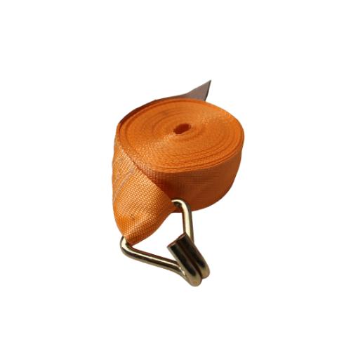 Kit Catraca + Cinta de Amarração de Carga Laranja 1,5 Toneladas 9m