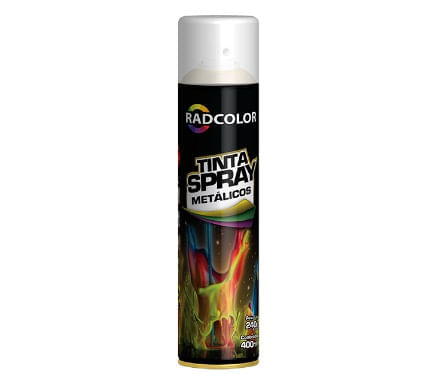 Tinta Spray Radcolor Verniz Metálico 400 ml Radnaq RC2141