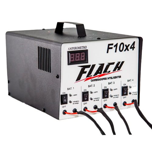 Carregador de Baterias Inteligente F10x4 - 12v