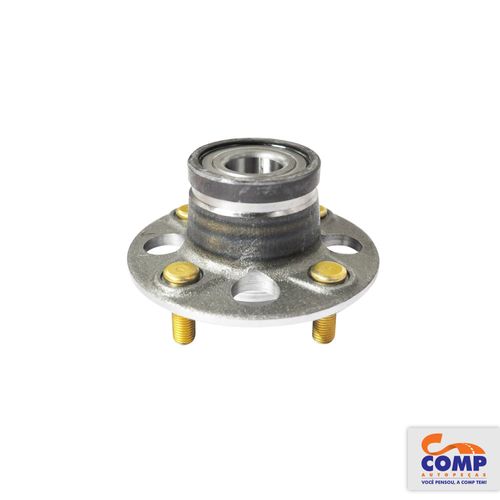 Cubo de Roda Traseiro IRB Honda Fit 2002 até 2008 c/ ABS Freio a Tambor Furo 28mm 4 Furos IR18962
