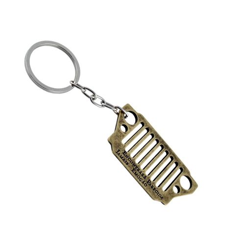 Chaveiro Grade Jeep Eu Faço Meu Caminho