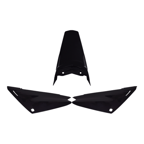 Par Tampa Lateral com Rabeta Preto XTZ 125 Original Yamaha