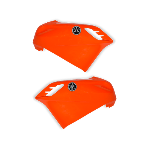 Par Abas Tanque Laranja Emblema Crosser 150 Original Yamaha