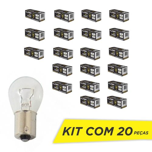 Lâmpada Luz de Ré Alper Standard P21W 12V 21W 3200K - 20 Peças