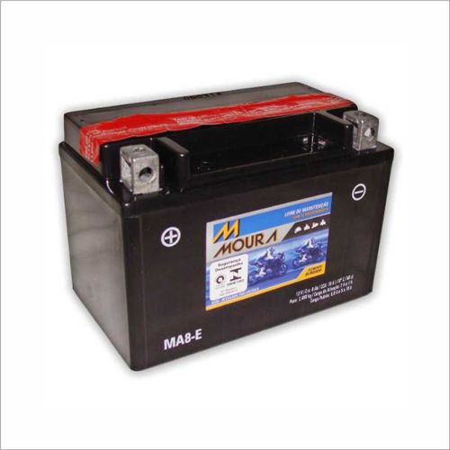 Bateria AGM Moto Moura 12V 8Ah MA8-E 650L HYOSUNG GV250 NS3-250 TE450S KASINSKI COMET 250 250R EX250