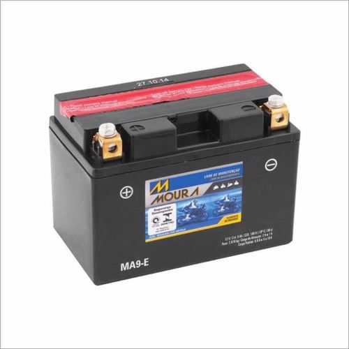 Bateria AGM Moto Moura 12V 9Ah MA9-E CTX 1300 700 DN NC 700J 700X NT 700V RVT 1000R RC51 ST 750C C2